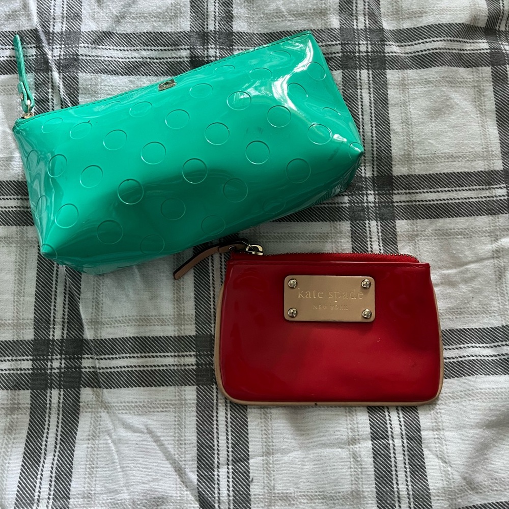 Kate Spade Cosmetic Bag and Coin Purse Set